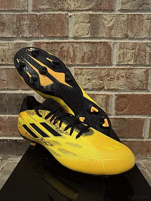 New 12 Adidas X Speedflow Messi.3 FG Soccer Cleats Yellow Black GW7419 Men