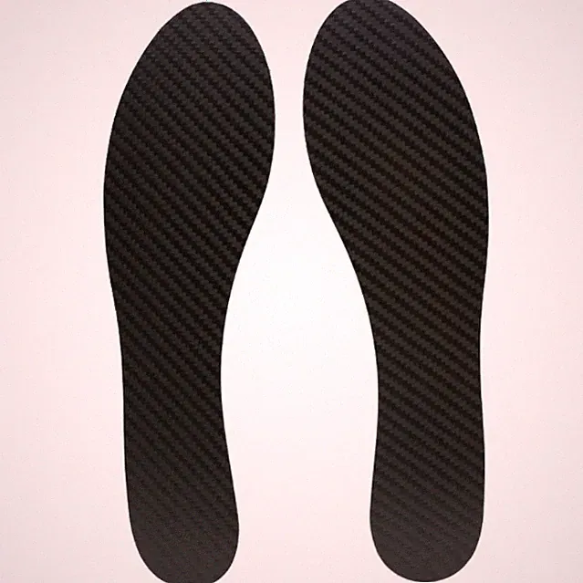 New 1Pair Carbon Fiber Insoles Shoe-Pad Midsole for Soccer Basketball Boots