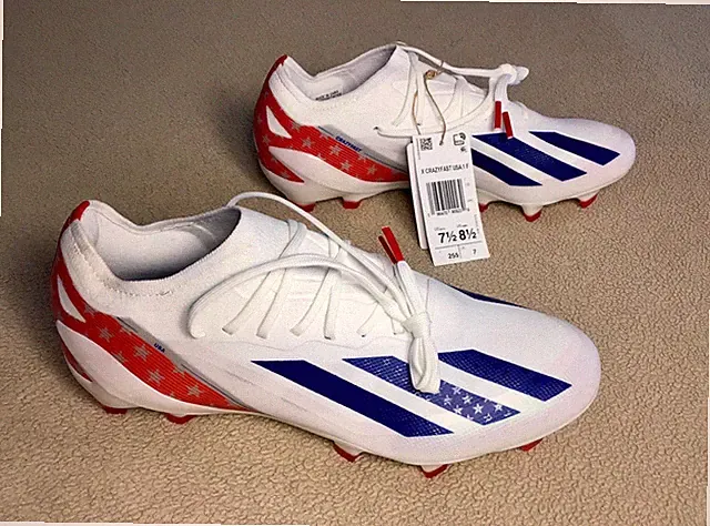 New! ($260 Retail) Men’s 7.5/Women’s 8.5 Adidas X Crazyfast USA.1 FG Elite Red