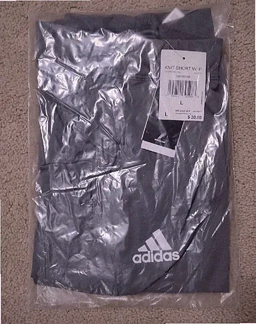 New Adidas Basketball Shorts Mens Gray Gym 9 Inch Inseam Small Medium Large