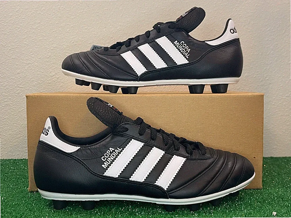 NEW Adidas Copa Mundial FG Black White Soccer Cleats Leather Made in Germany