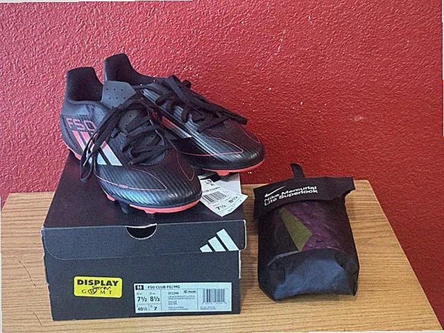 New adidas F50 Club Firm Ground/Multi Ground Soccer Cleats Men’s 8.5/Women’s 7.5