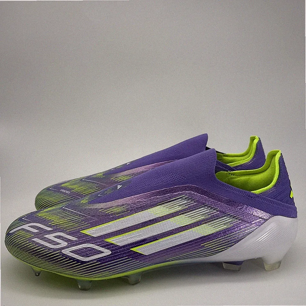 NEW Adidas F50 Elite Laceless Firm Ground Soccer Cleats Purple JH7628 Size 7