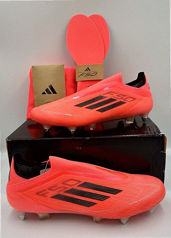 NEW Adidas F50 Elite Laceless SG Soccer Cleats Men Size 8.5 Women 10. IF1318