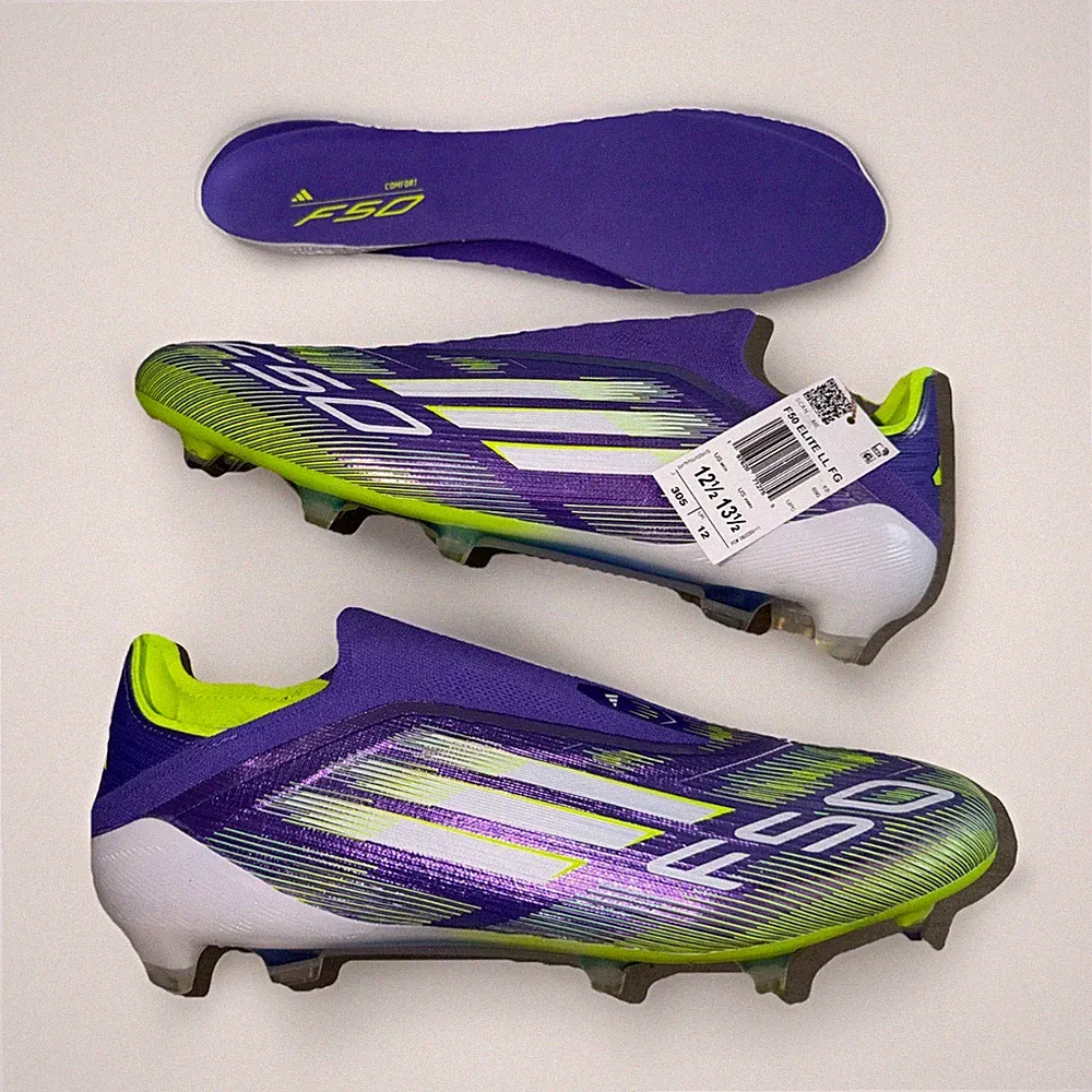NEW Adidas F50 Elite Laceless Soccer Cleats Radiant Blaze JH7628 Men’s Sz 12.5