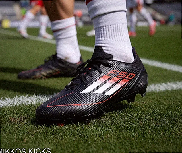 New Adidas F50 League FG/MG Men's Soccer Cleats Black Red IE1294 US SIZE 11