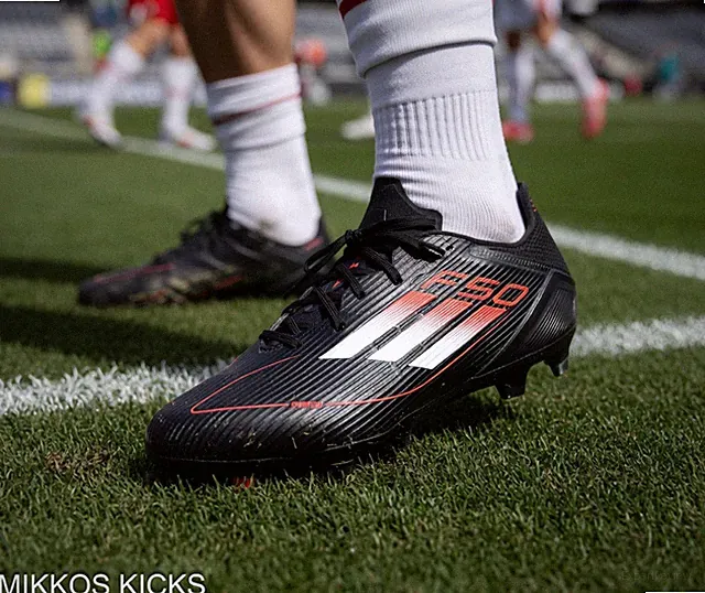 New Adidas F50 League FG/MG Men's Soccer Cleats Black Red IE1294 US SIZE 12