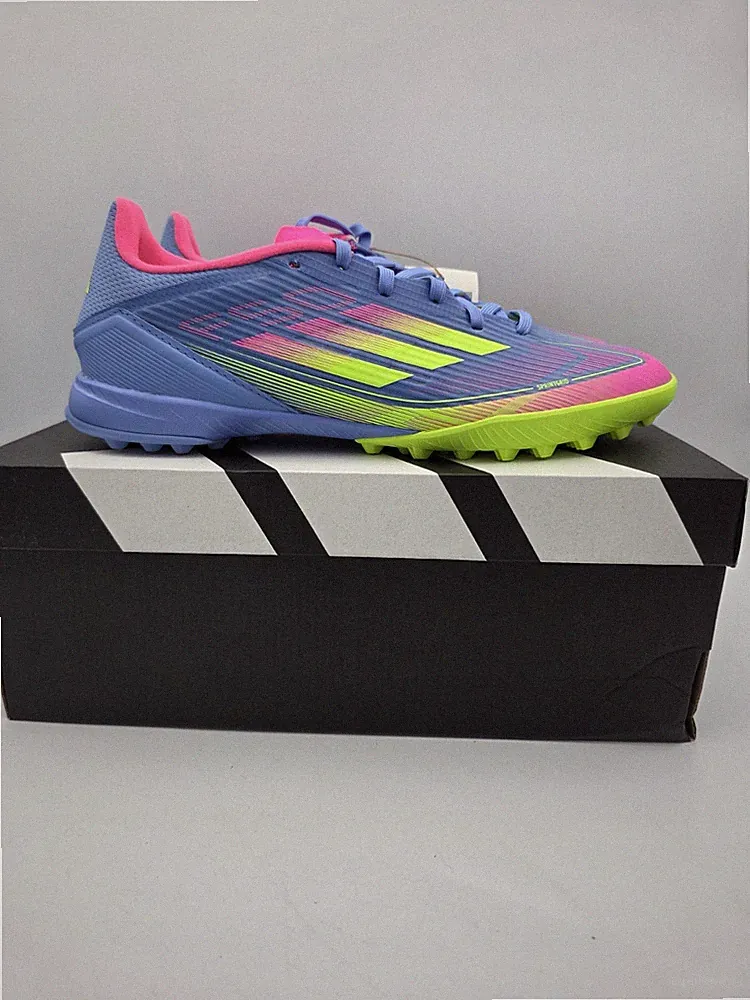 NEW adidas F50 League TF Turf Soccer Cleats Shoes Blue Pink IE1230 Mens Size 7.5