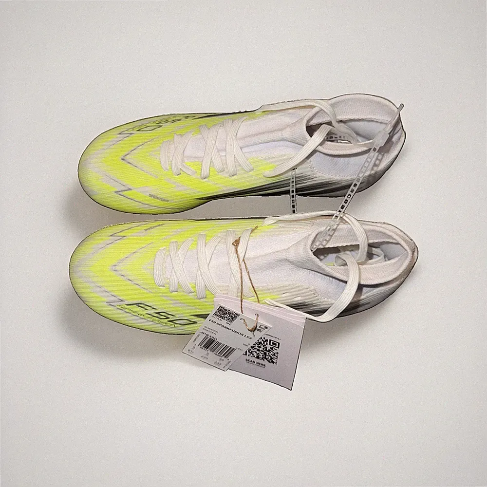 New Adidas F50 Sparkfusion League Soccer Cleats White Women's Size 6.5 JP8350