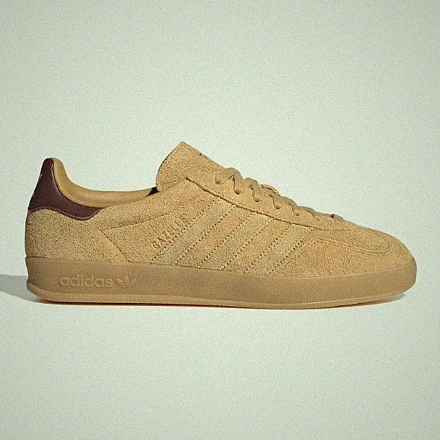 New Adidas Gazelle Indoor Shoes - Golden Beige (JQ8400)