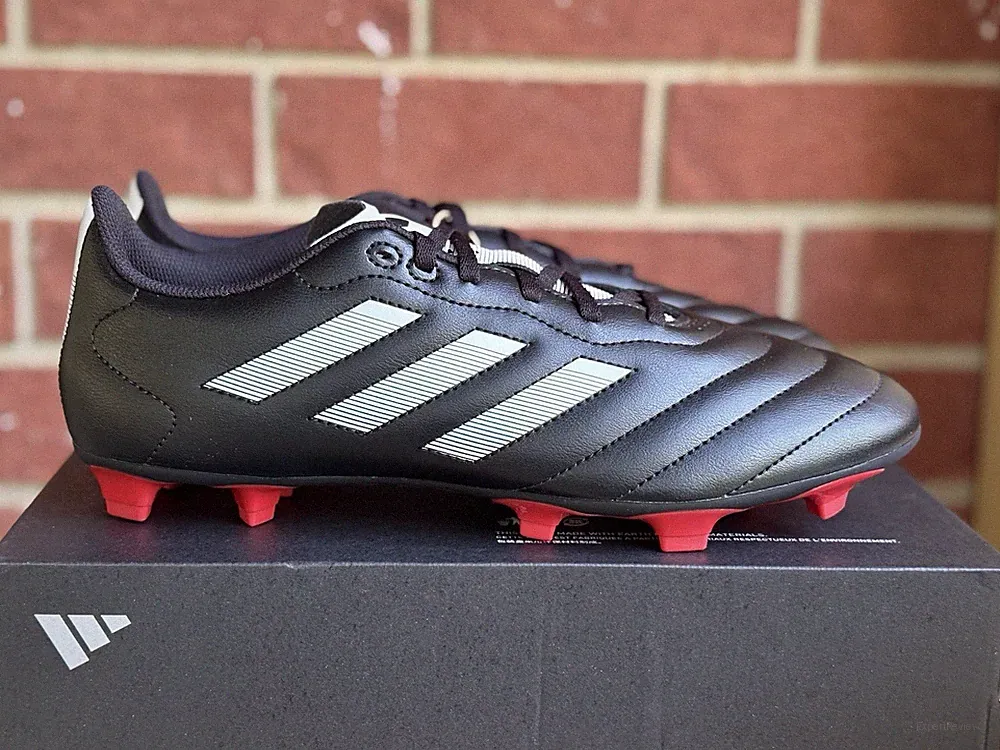Red Firm Ground Soccer Cleats