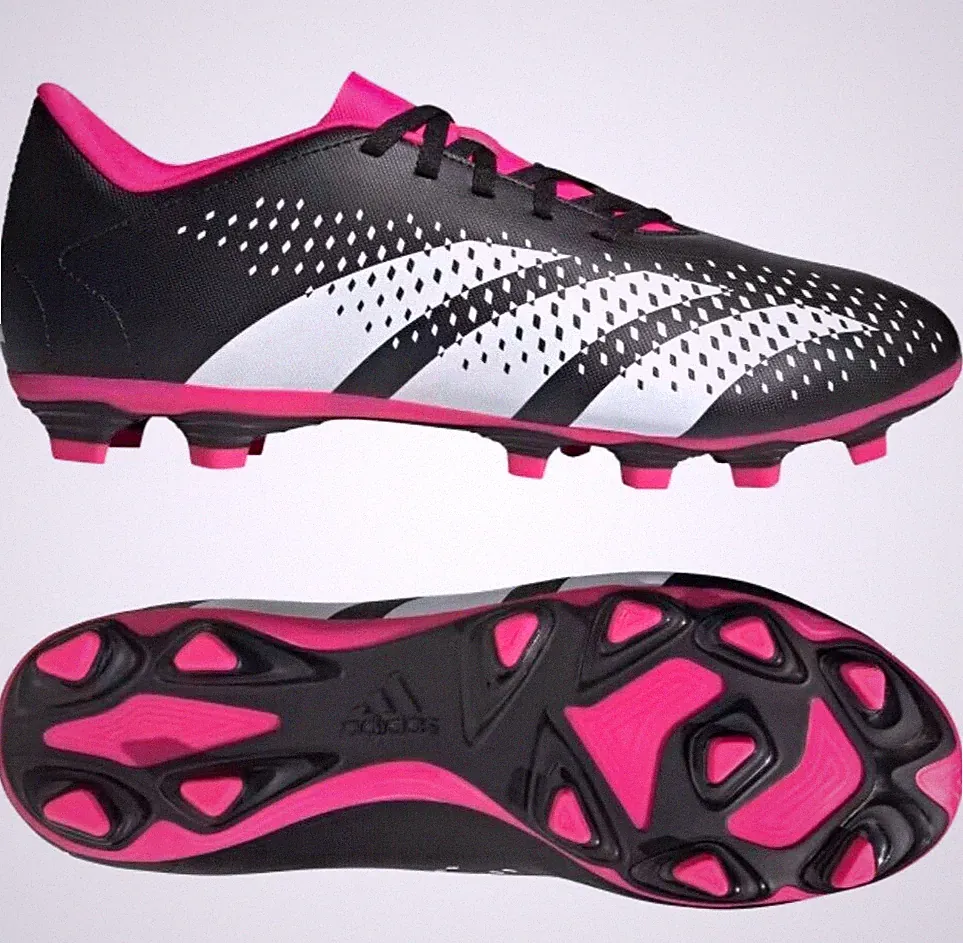 NEW Adidas GW4604 Predator Accuracy .4 Flexible Soccer Cleats Shoes Men's 10.5
