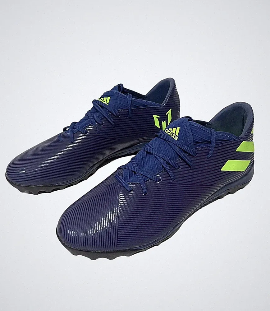 New Adidas Men’s Nemeziz Messi 19.3 Artificial Turf Indigo Soccer Cleats Size 13