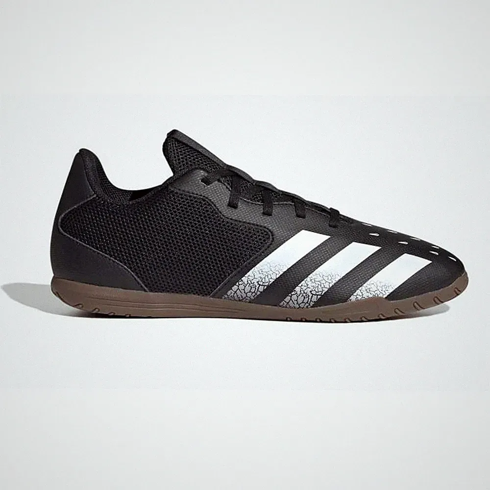 New Adidas Men's Predator Freak.4 Indoor Soccer Cleats FY1042 Black/White Sz 7.5
