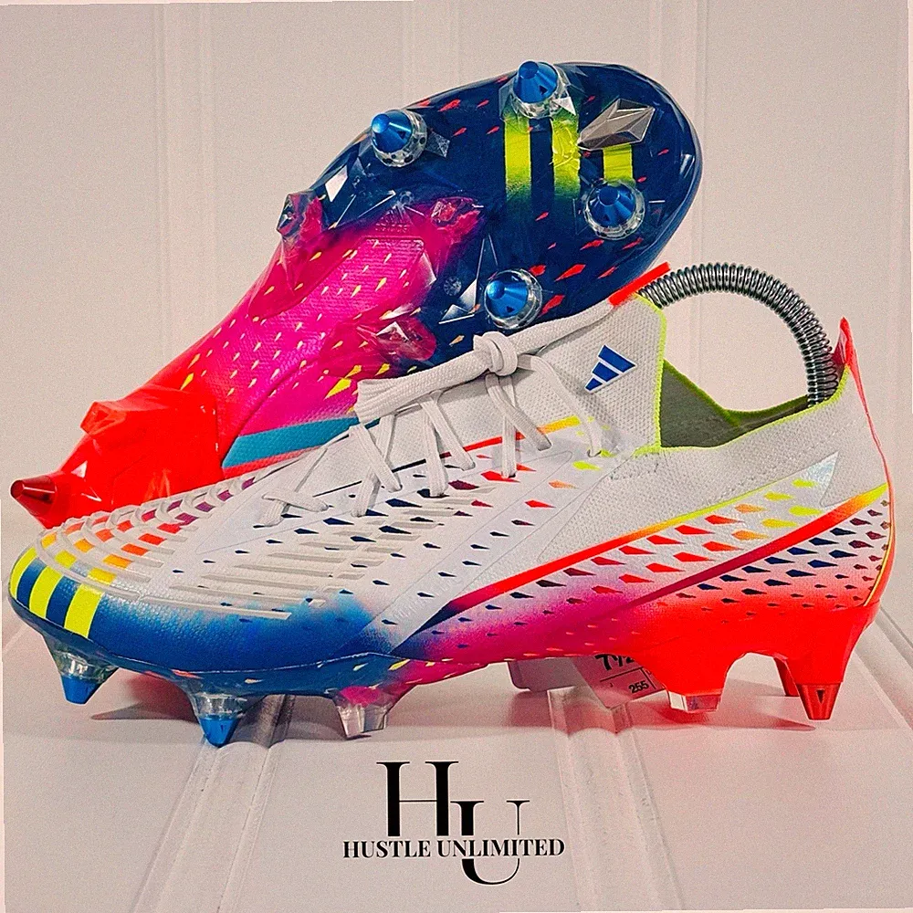 NEW Adidas Predator Edge.1 Low SG ‘Al Rihla’ Soccer Cleats Mens 7.5 Womens 8.5