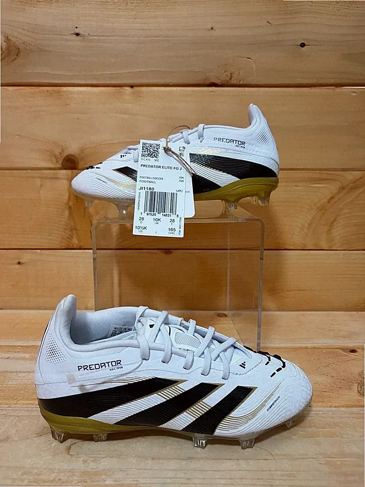 New Adidas Predator Elite Firm ground Soccer Cleats - Kids size 10.5k
