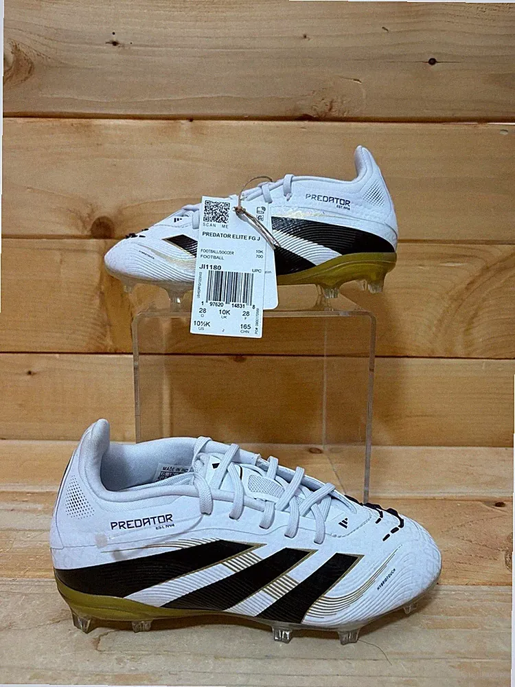 New Adidas Predator Elite Firm ground Soccer Cleats - Kids size 10.5k