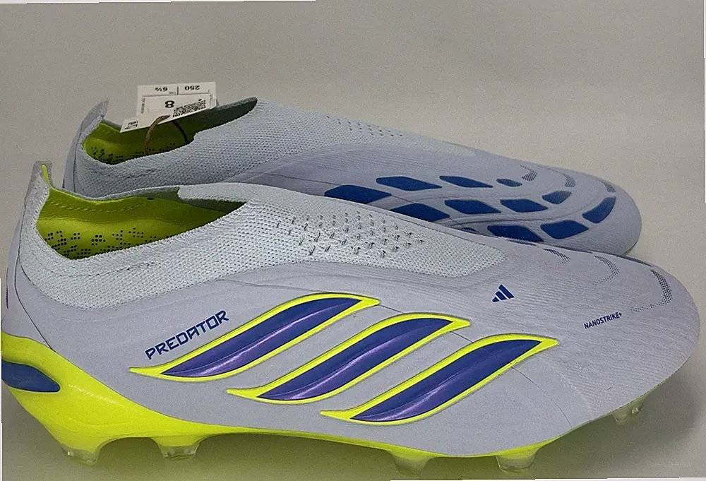 New Adidas Predator Elite Laceless FG Size 8 Men’s Soccer Cleats Style JS0410