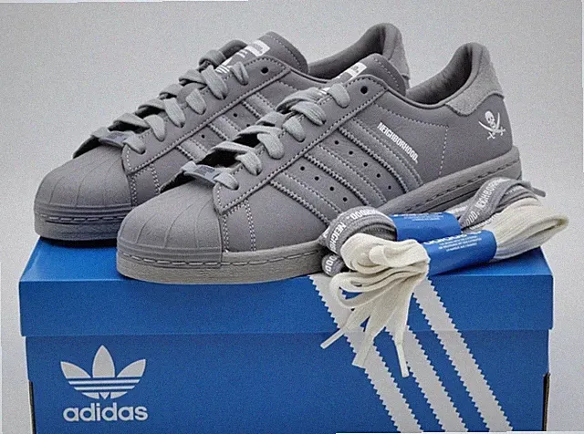 🔥NEW adidas Superstar ✖️ NEIGHBORHOOD 'Cement Grey' SE Sz 13 NIB❗ALL OG✔ RARE🔥