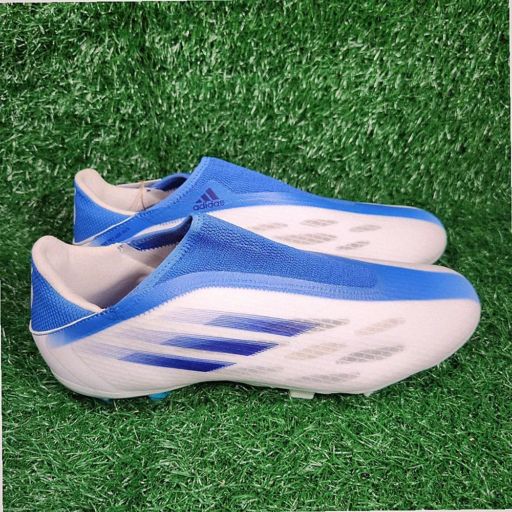 New Adidas X Speedflow.3 Laceless FG Legacy Indigo GW7495 Soccer Cleats Size 13