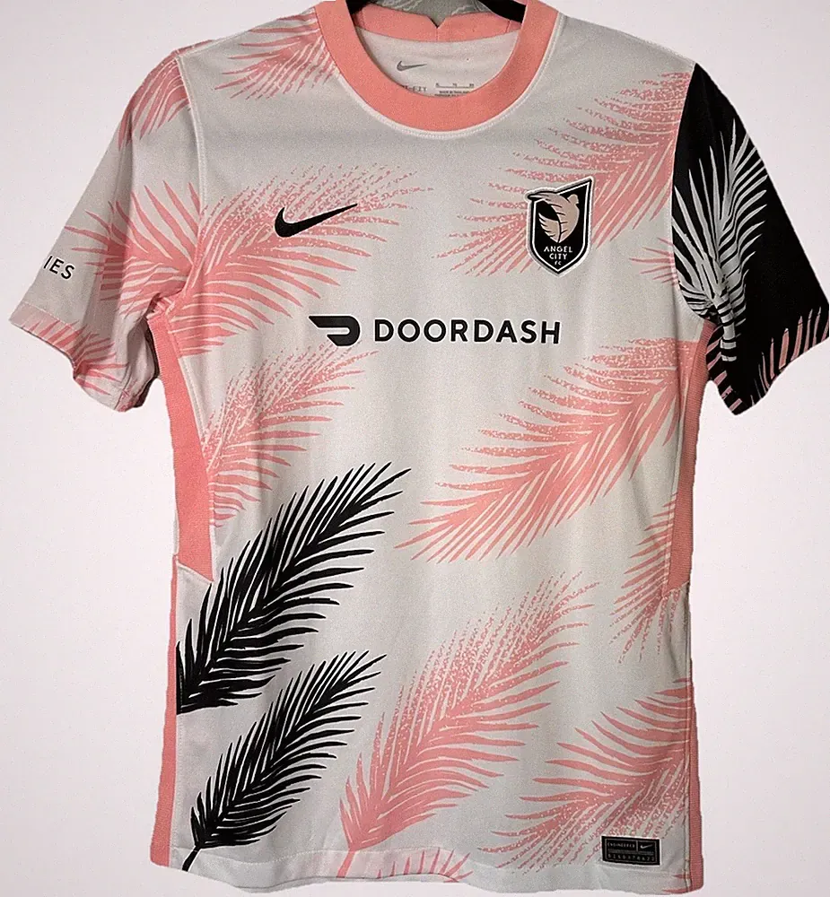NEW - Angel City FC Jersey Nike Dri-Fit Youth XL Women’s Sm Pink NWSL Soccer LA