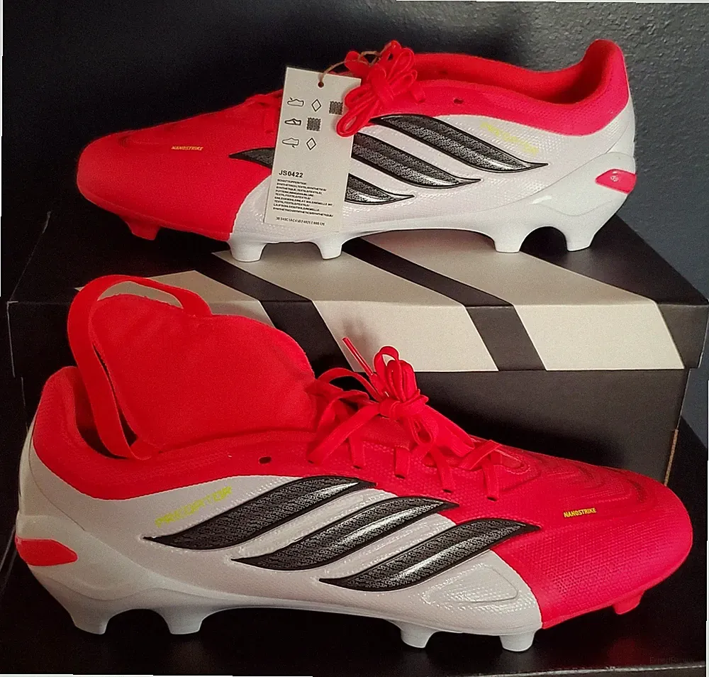 NEW AUTHENTIC PREDATOR LEAGUE FOLD-OVER TONGUE FIRM GROUND SOCCER CLEATS US 12