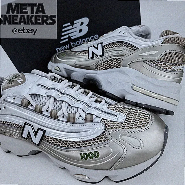 New Balance 1000 US 10.5 Men's Brown Silver Metallic Retro Runner NB M1000N New