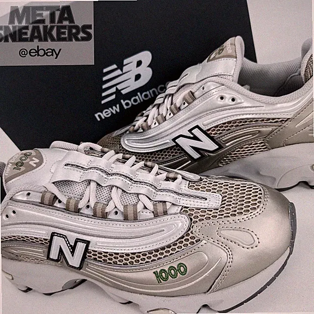 New Balance 1000 US 12 Men's Brown Silver Metallic Retro Runner NB M1000N NIB