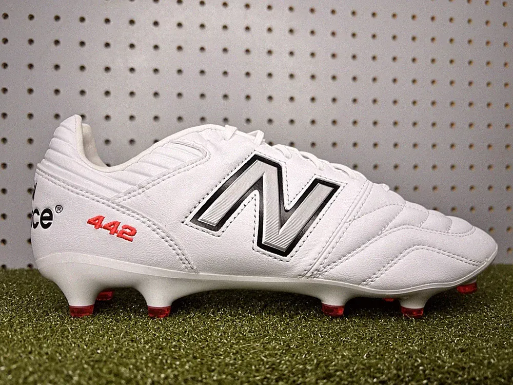 New Balance 442 PRO FG V2 - 9 9.5 10 10.5 11.5 2E Wide Men's White Soccer Cleats