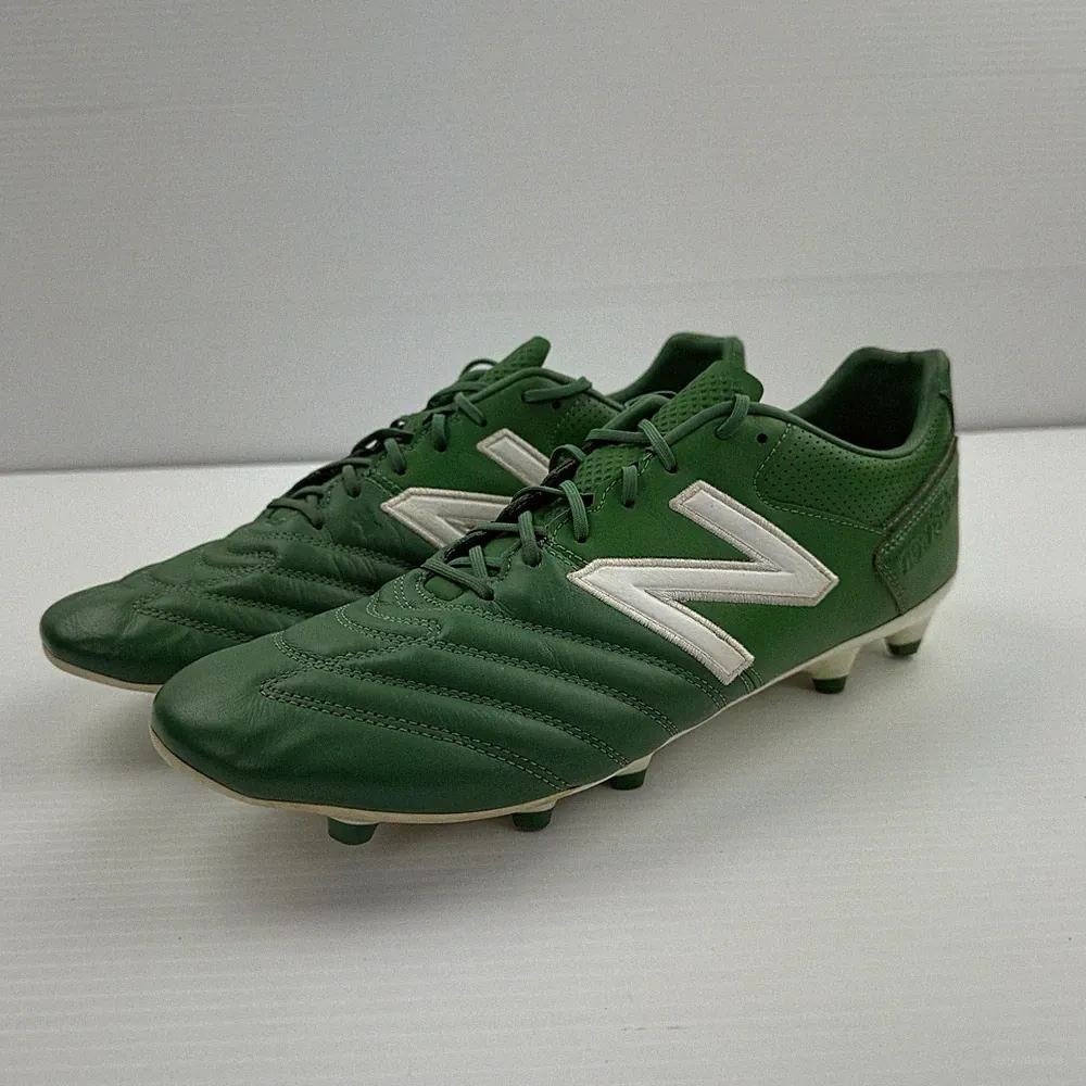New Balance 442 Soccer Cleats Green Leather FG Men’s Size 13 US Football