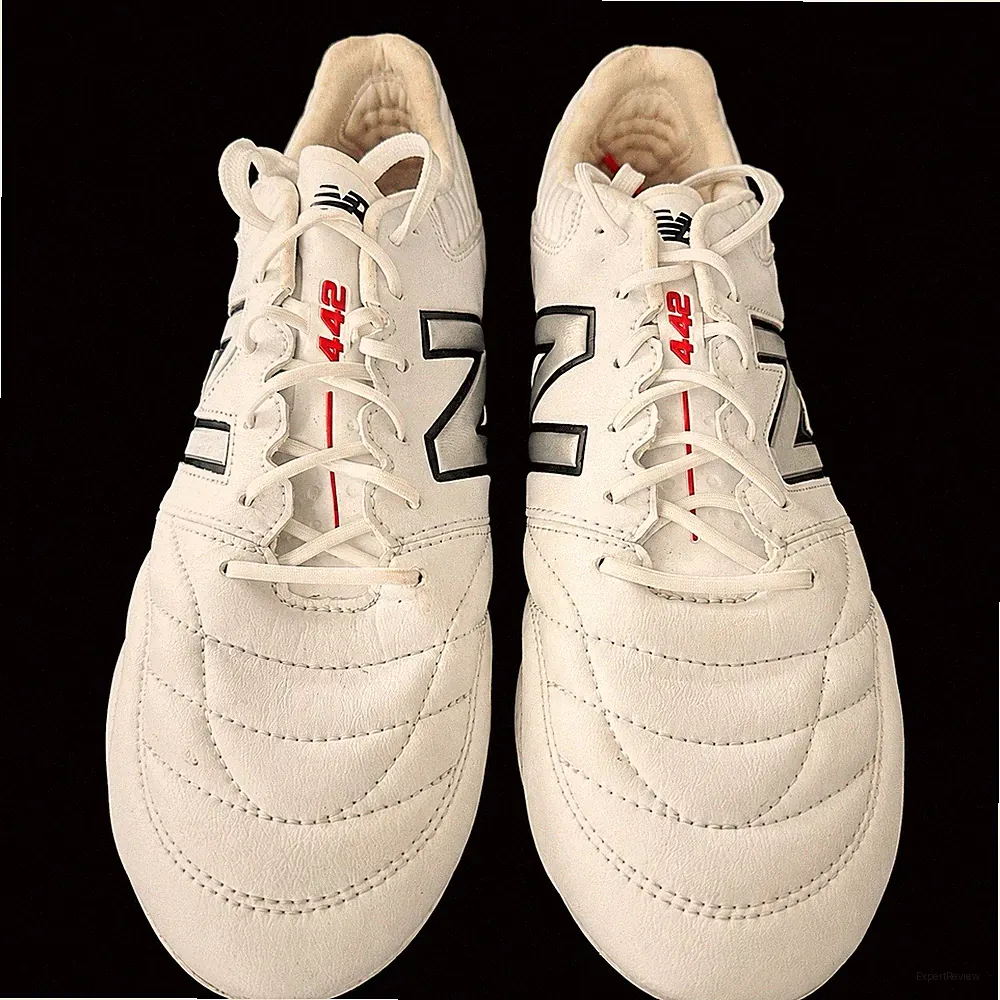 New Balance 442 Team FG Soccer Cleats White Red MS41FMWT Mens US 11 2E Wide