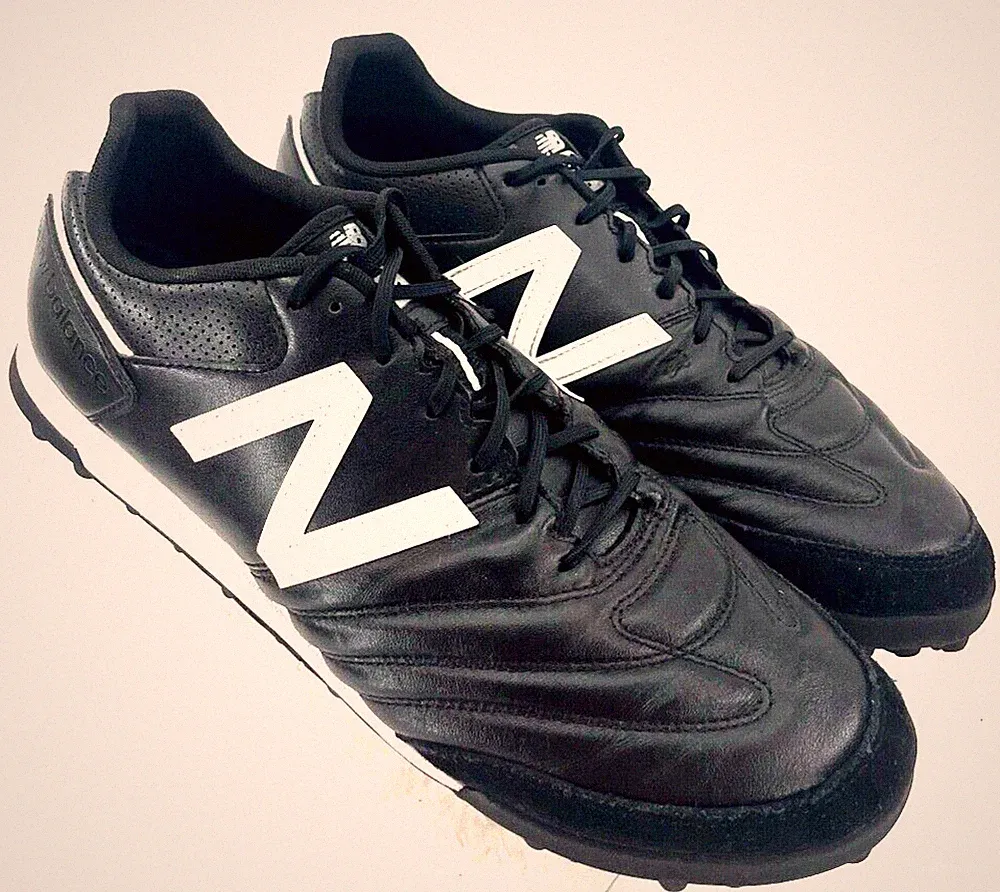 New Balance 442 Team Turf Black Soccer Sneaker MSCFTBW1 Shoes Men's 12.5 2E wide