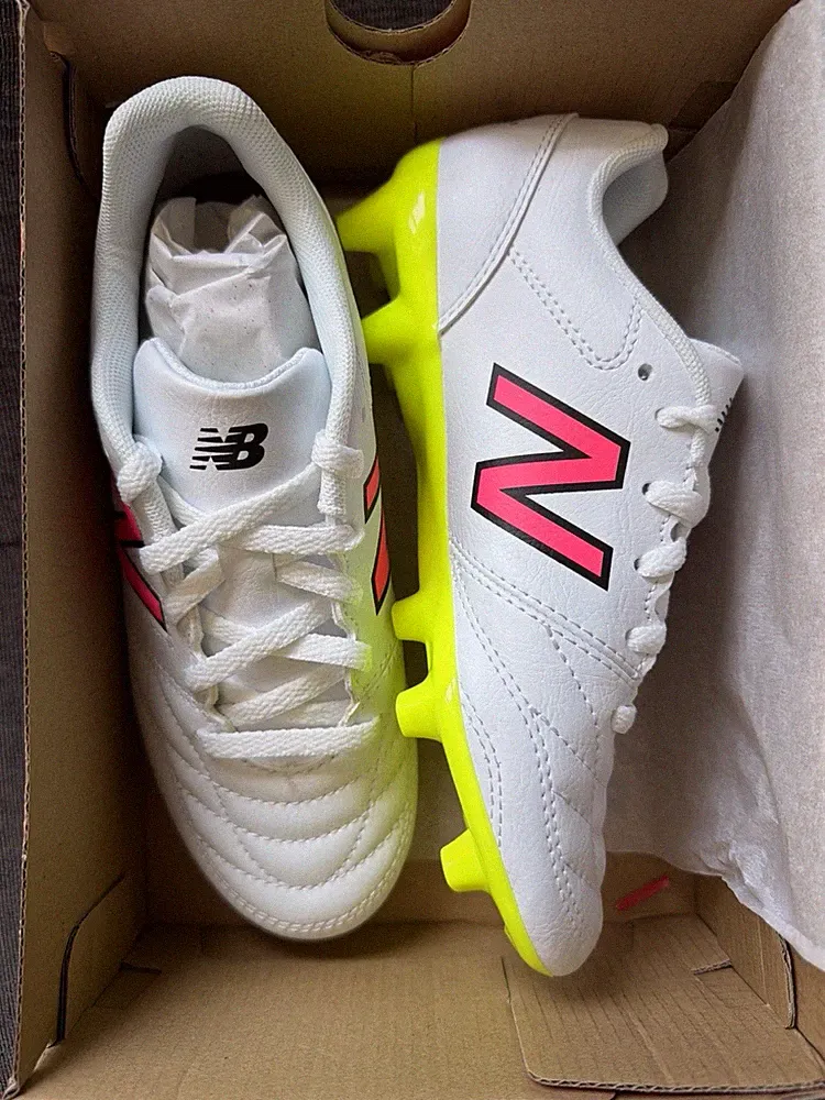 New Balance 442 V2 Academy Junior FG Soccer Cleats - Youth Big Kids US Size 5.5