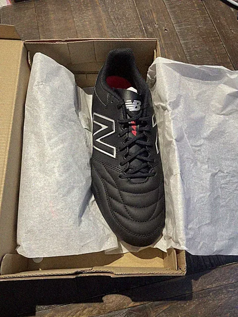 New Balance 442 V2 Team FG Soccer Cleats Black 10 2E wide