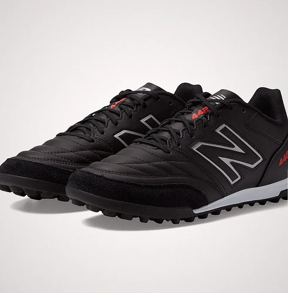 New Balance 442 V2 Team TF Turf Soccer Cleats Black MS42TBK2 Mens Size 10.5 M 2E