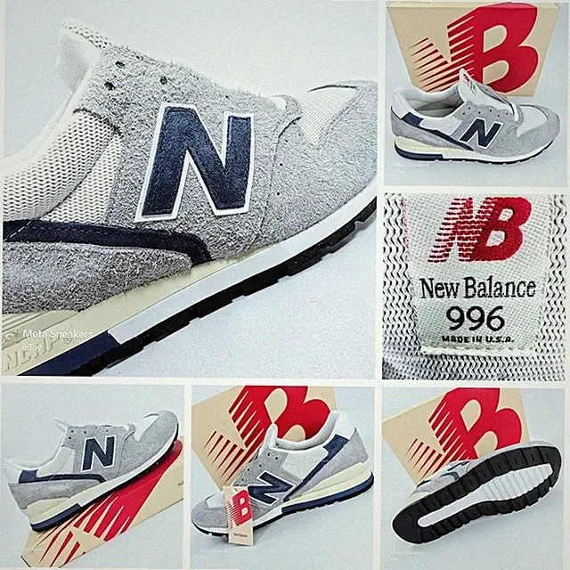 New Balance 9996 USA US 13 Men's Grey White Blue Suede Luxe Right Foot Only NWT