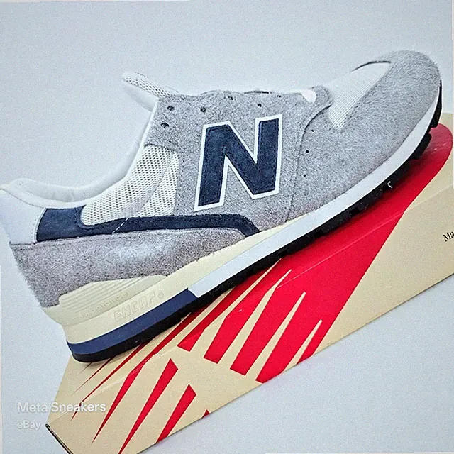 New Balance 9996 USA US 13 Men's Grey White Blue Suede Luxe Right Foot Only NWT