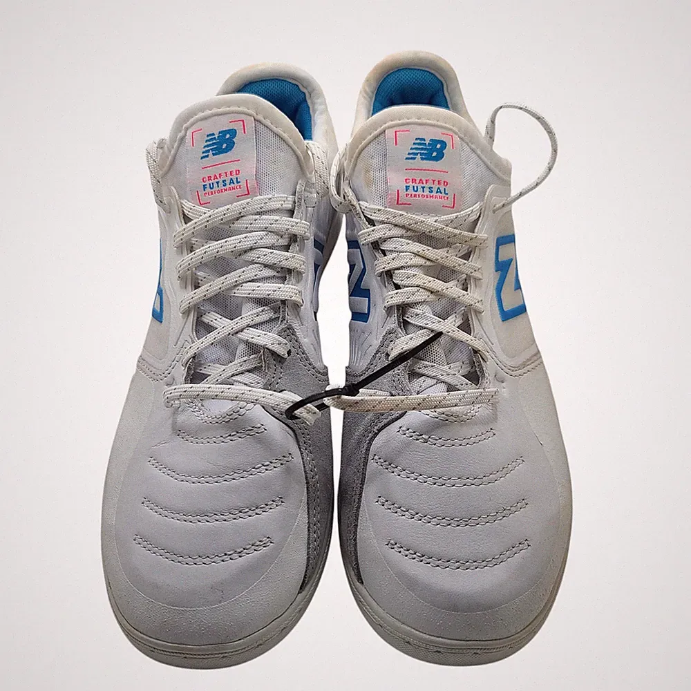 New Balance Audazo v5+ Pro Indoor Soccer Shoes White Size 6.5 *Imperfect/NWOB*