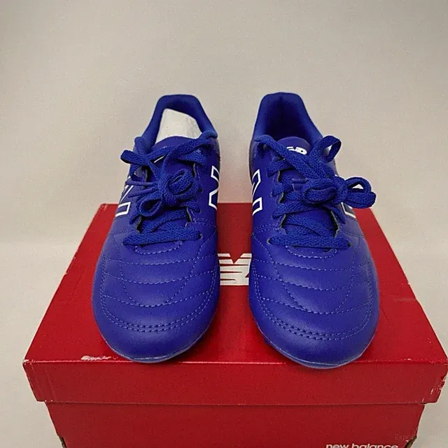 New Balance Boy's 442 V2 Academy FG Junior Soccer Shoe 2.5 Little Kids Blue NIB