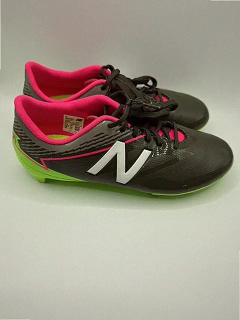 New Balance Furon Brown Green Pink Soccer Cleats JSFDFMP3 Junior Youth Size 2