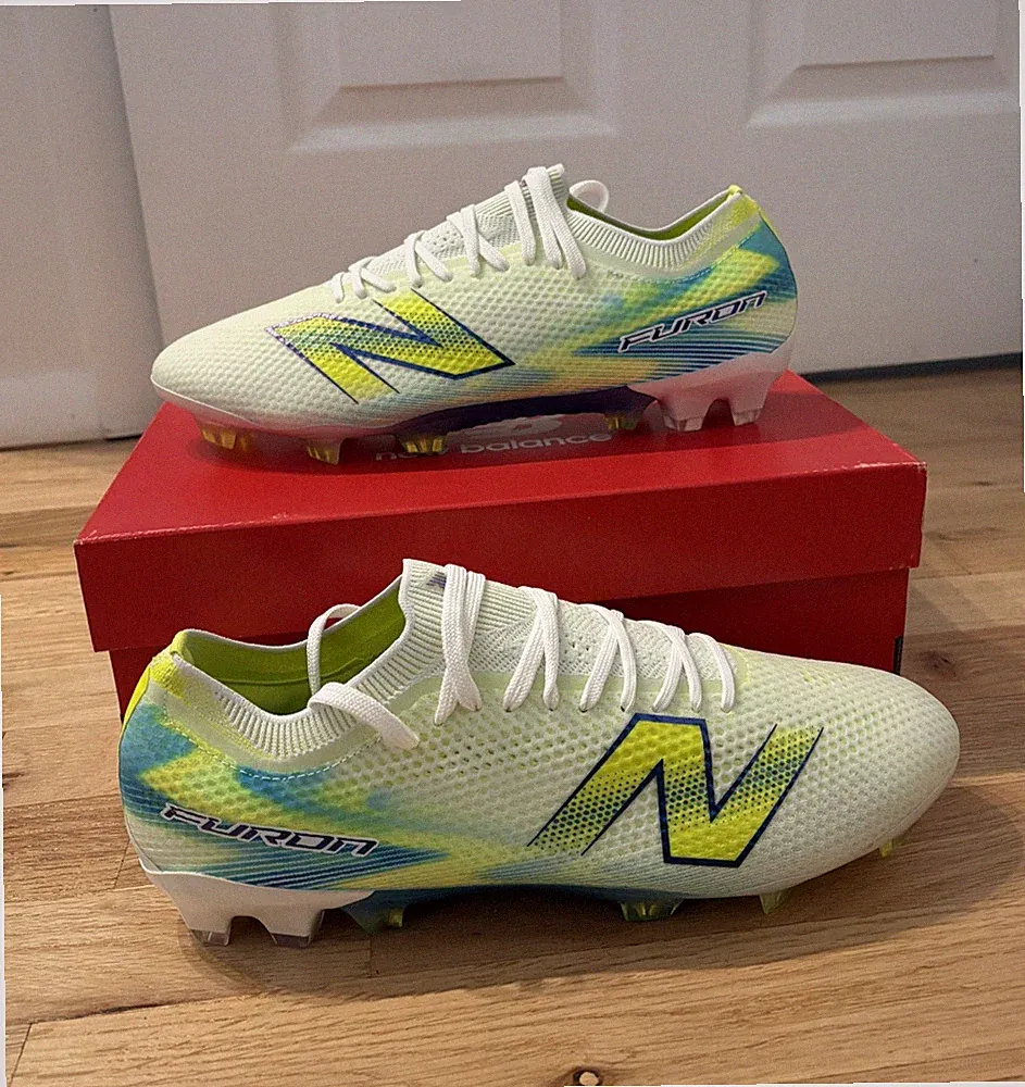 New Balance Furon Elite FG V9 Soccer Cleats UF1F7R4 Men's 10.5 Women's 12