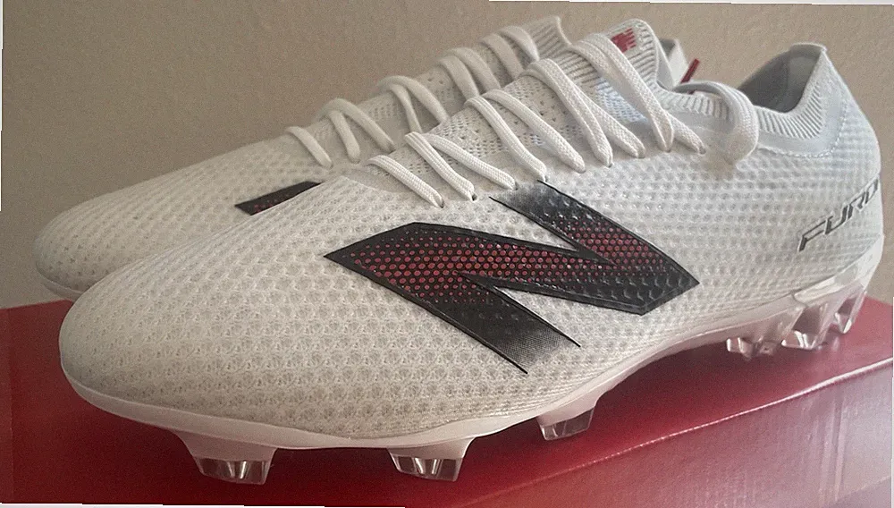 New Balance Furon Elite V9 FG Soccer Cleats - White - Size 9