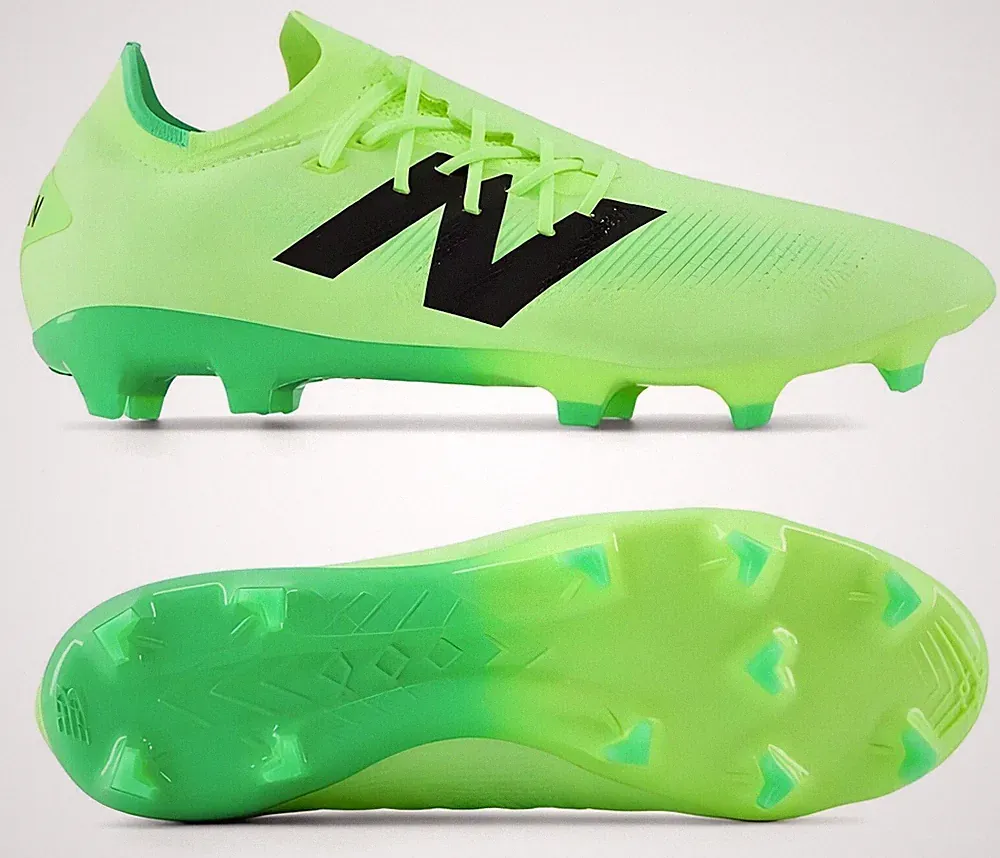 New Balance Furon Pro V7+ FG Mens Size Green Soccer Cleats SF1FL75 Sizes 9-11