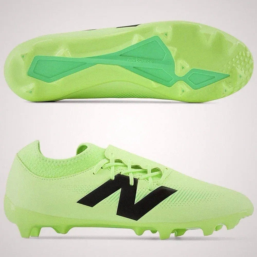 New Balance Furon Pro V7+ FG Neon Green Soccer Cleats SF1FL75 Women 9 Men 7.5