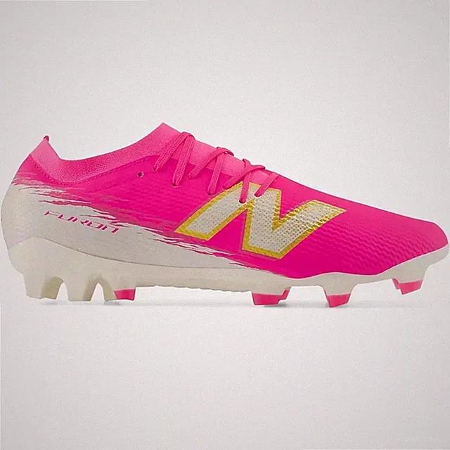 New Balance Furon Team V8 2E Wide Firm Ground Soccer Cleats - Pure Ambition Pack