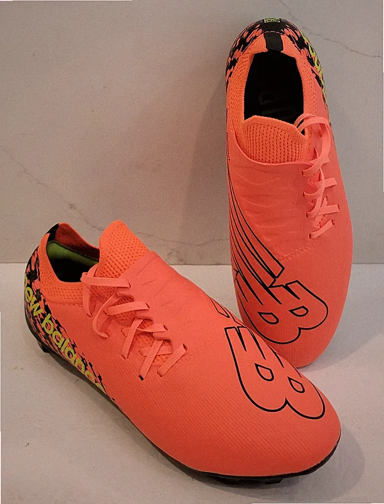 New Balance Furon v7 Destroy FG Soccer Cleats Mens 8 Womens 9.5 SF2FDF7 Orange
