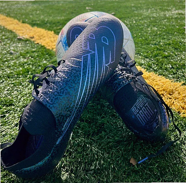 New Balance Furon V7 Pro FG SF1FBB7 Beyond Orbit Black Purple 2E Wide 10.5 New
