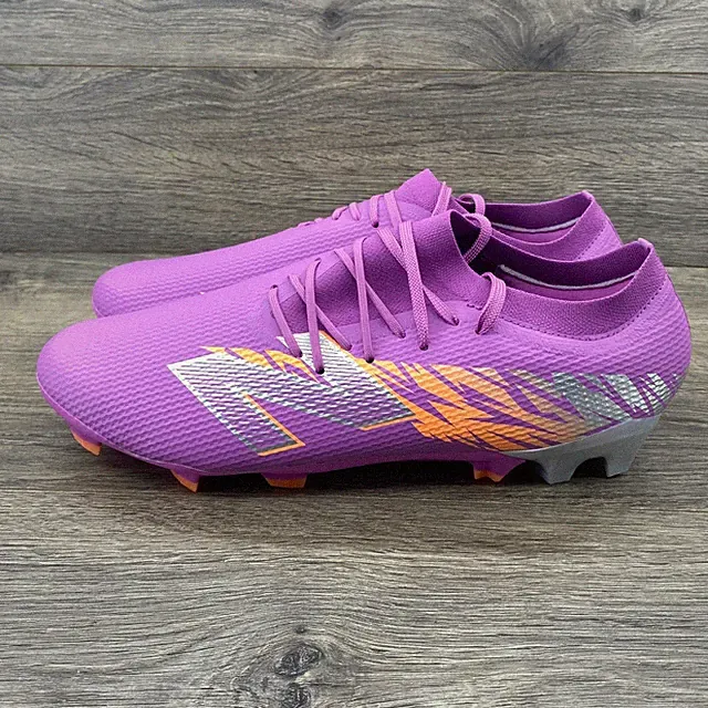New Balance Furon V8 Pro FG Soccer Cleats Men US 13 Purple Orange SF3FEJ8