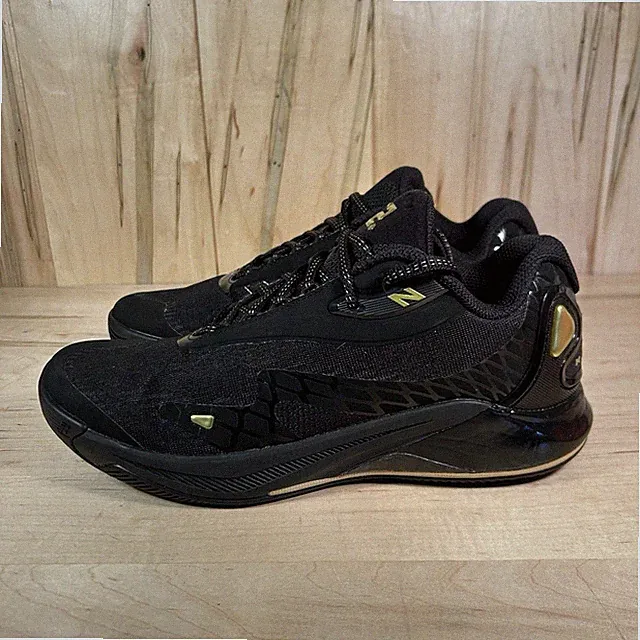 New Balance Kawhi IV Black Gold Men Size 8.5 Basketball Shoes BBKLSWG4