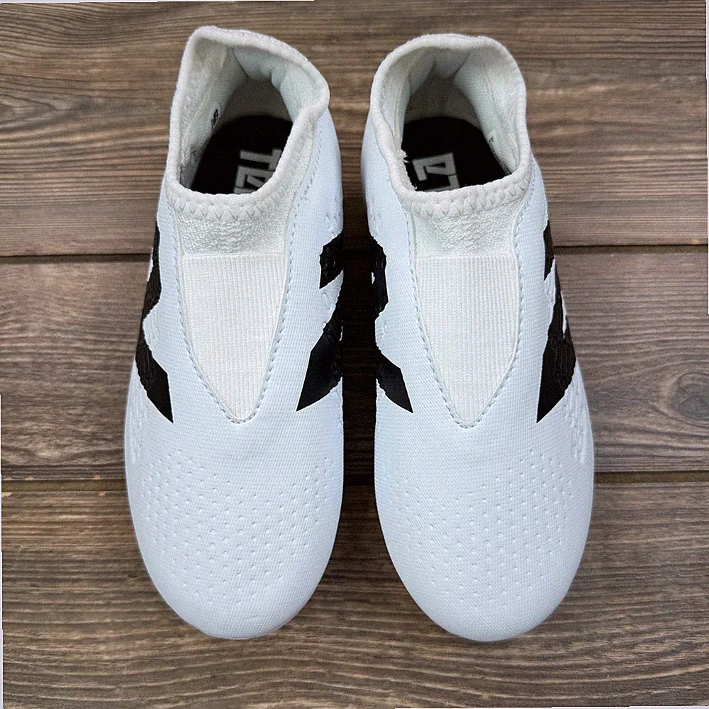 New Balance Kids 1.5 Tekela v3 Magique Soccer Cleats White Black Laceless